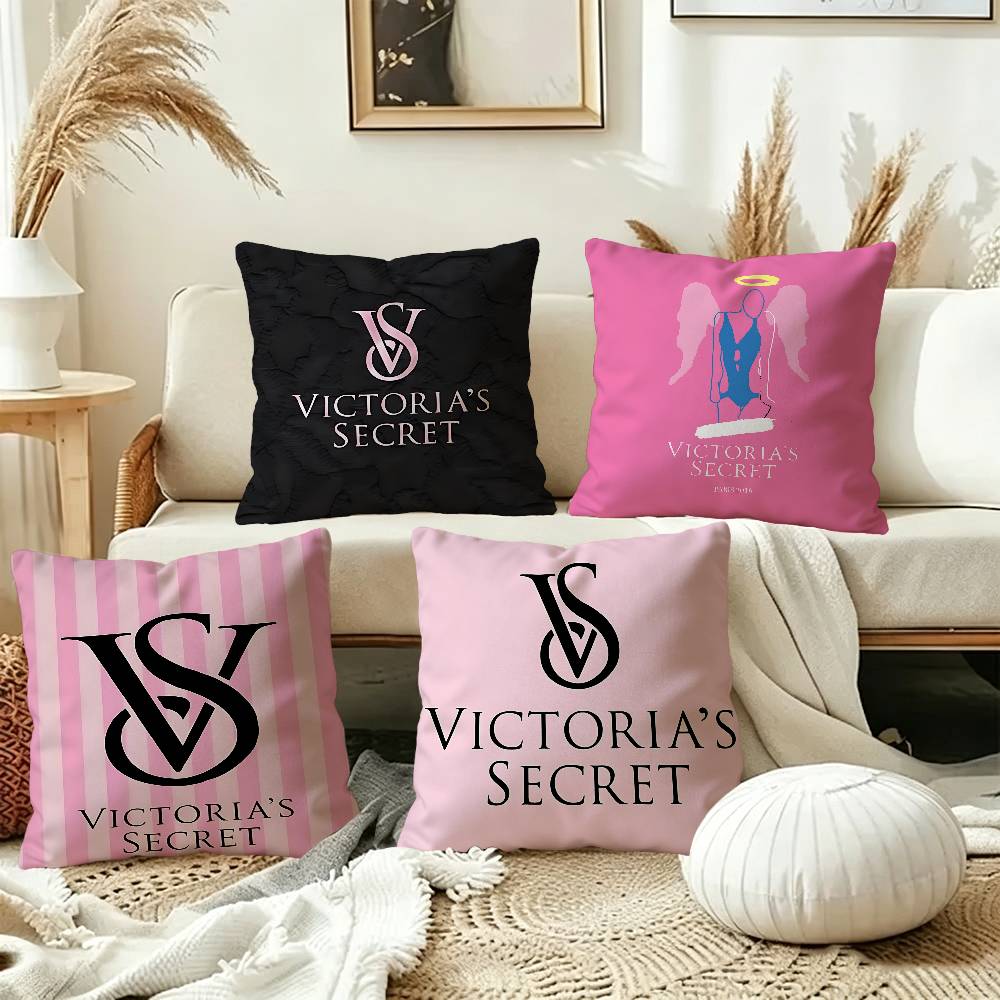 Home Fragrance Victoria Secret - V-Victoria-logo-S-Secret 枕カバー ホーム寝具装飾枕カバー ウェディング スーパーソフト枕カバー