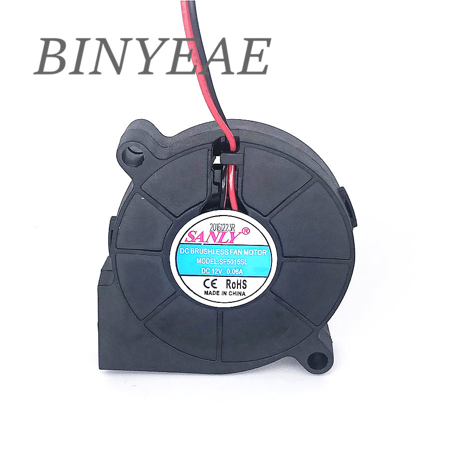 Home Fragrance Oil - 除湿機サーバー用のsanly-工業用ブロワー、冷却ファン、2ピン、sf5015sm、12v、0.06a、0.08a、5cm、5015、50x50x15mm