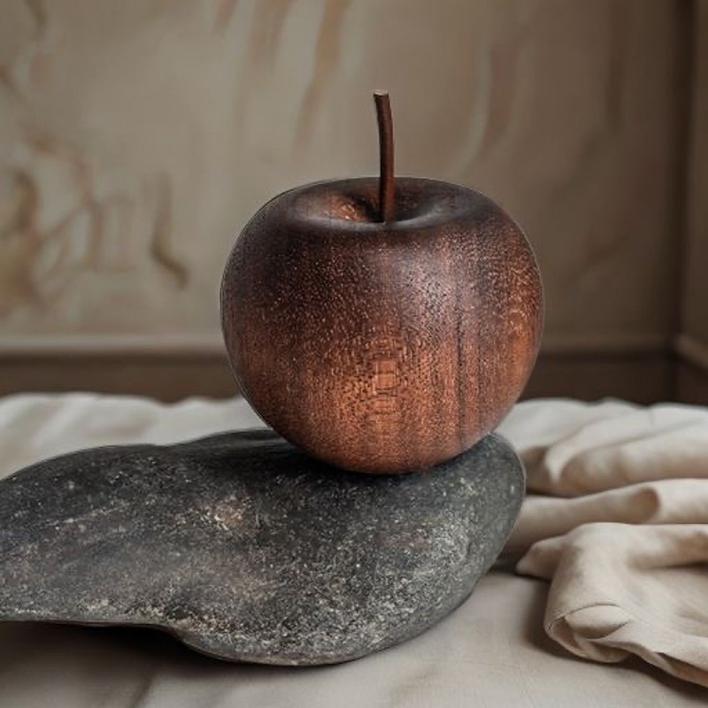 1 個の木製リンゴ型エッセンシャルオイルディフューザーフレグ - Home Fragrance Oil のレビューと価格