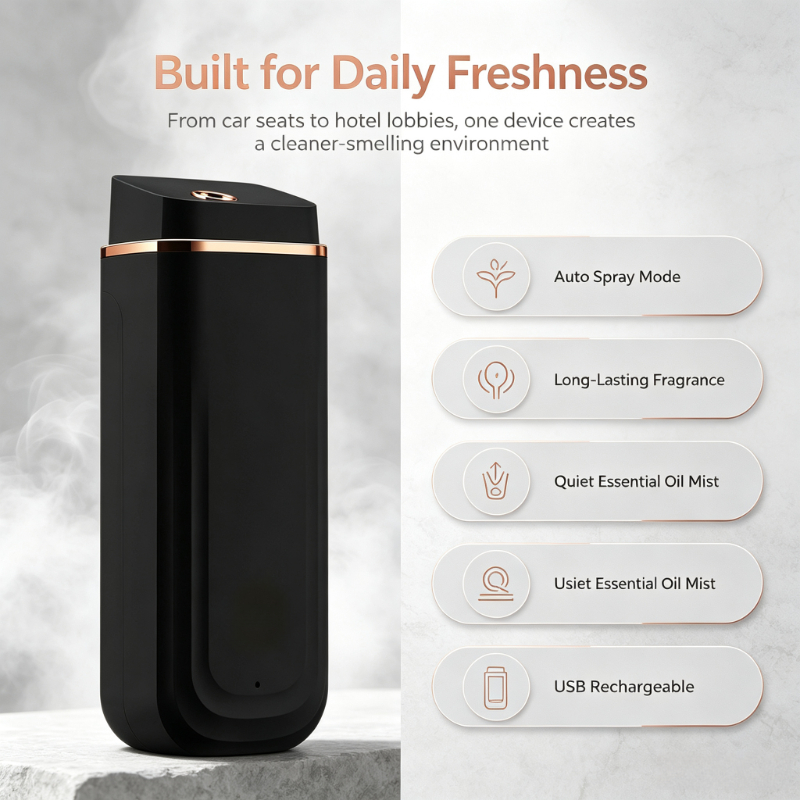 エッセンシャルオイルフレグランススプレーヤー 充電式 静音  - Home Fragrance Hotel Collection のレビューと価格